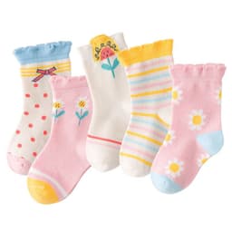 image-Girls' Socks, Autumn And Winter Cotton Socks