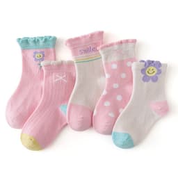 image-Girls' Socks, Autumn And Winter Cotton Socks