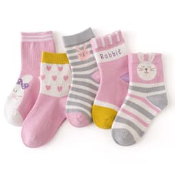 image-Girls' Socks, Autumn And Winter Cotton Socks
