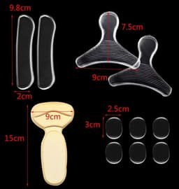 image-Non-slip Heel Sticker Silicone Non-foot High Heel Sticker Anti-wear Foot Single Heel Sticker Thickened