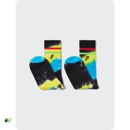 image-INFLATION Cool Socks For Men Street Style Multicolor Tie Dye Socks With Embroidery All-match Sport Socks Unisex