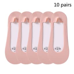 image-Boat Socks Women's Thin Shallow Mouth Invisible Socks Spring And Summer Striped Women's Boat Socks