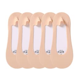 image-Boat Socks Women's Thin Shallow Mouth Invisible Socks Spring And Summer Striped Women's Boat Socks