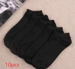 image-Black And White Gray Boat Socks Tube Socks Men And Women Thick Socks