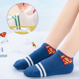 image-Mesh Boneless Suture Cartoon Boys And Girls Socks Thin Baby Socks
