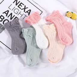 image-Mesh Boneless Suture Cartoon Boys And Girls Socks Thin Baby Socks