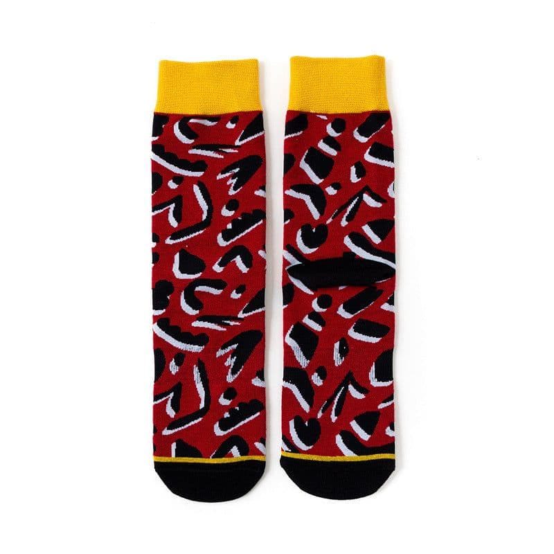 image-Stockings Street Men'S And Women'S Trendy Brand Casual Socks Harajuku Creative Cotton Socks