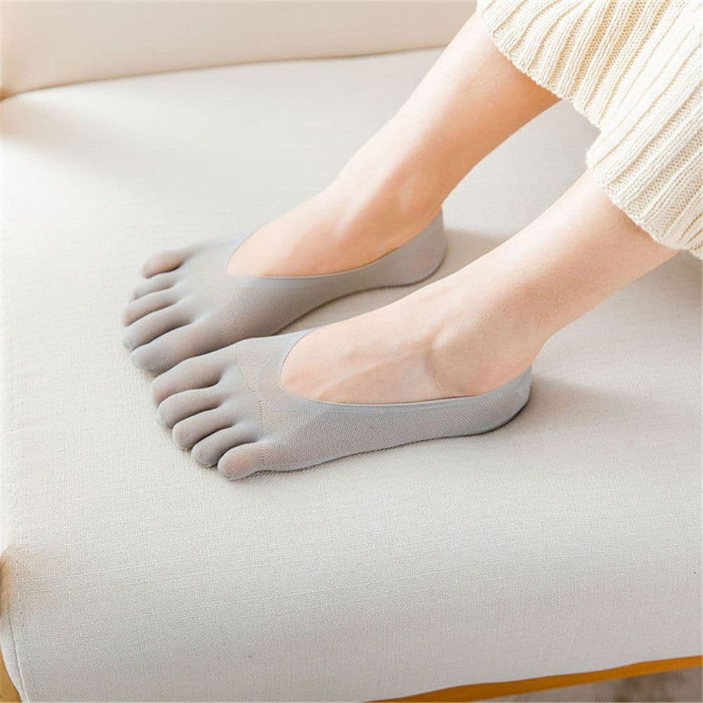 image-Thin Summer Stockings Invisible Shallow Mouth Non-Slip Anti-Snagging Silicone Anti