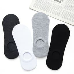 image-Socks Men And Women Solid Color Boat Socks Spring Invisible Socks Socks Socks Net Red Men'S Socks