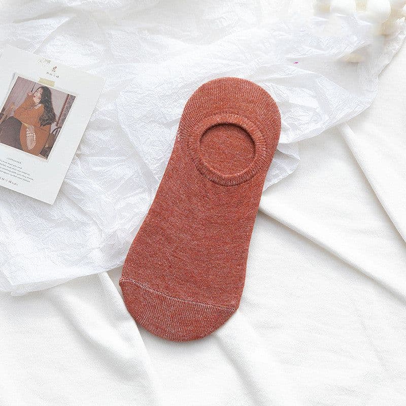 image-Socks Men And Women Solid Color Boat Socks Spring Invisible Socks Socks Socks Net Red Men'S Socks
