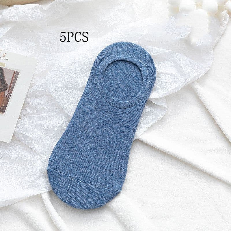 image-Socks Men And Women Solid Color Boat Socks Spring Invisible Socks Socks Socks Net Red Men'S Socks