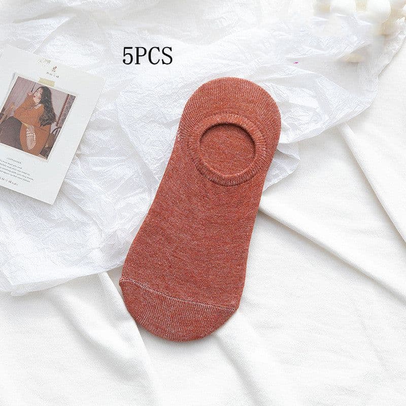 image-Socks Men And Women Solid Color Boat Socks Spring Invisible Socks Socks Socks Net Red Men'S Socks