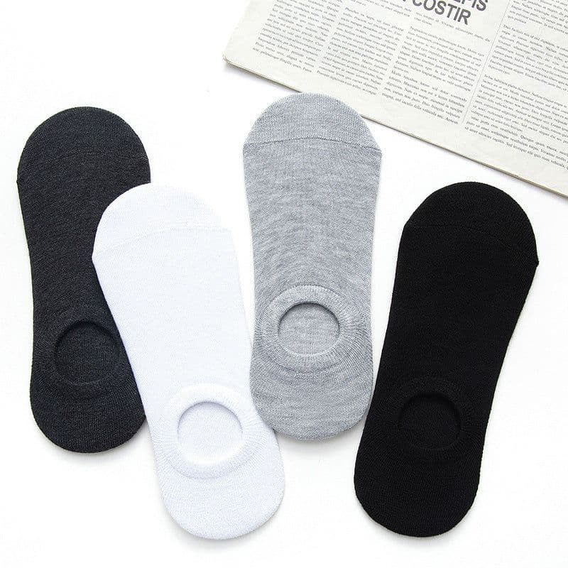 image-Socks Men And Women Solid Color Boat Socks Spring Invisible Socks Socks Socks Net Red Men'S Socks