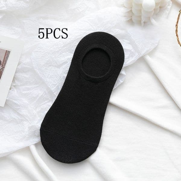 image-Socks Men And Women Solid Color Boat Socks Spring Invisible Socks Socks Socks Net Red Men'S Socks