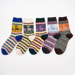 image-Totem Rabbit Wool Women'S Socks Warm Autumn And Winter Thick Socks