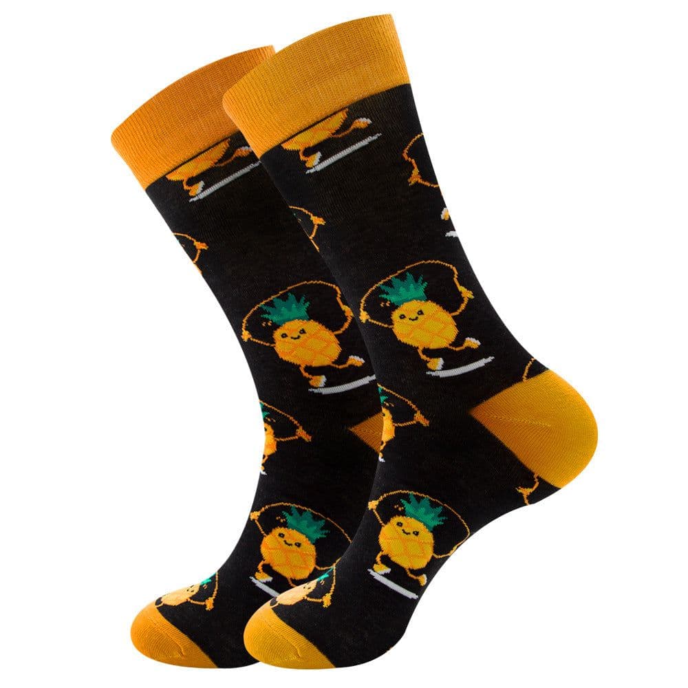 image-Men'S Socks, Fruits, Women'S Socks, Street Fashion Socks, Astronaut Socks