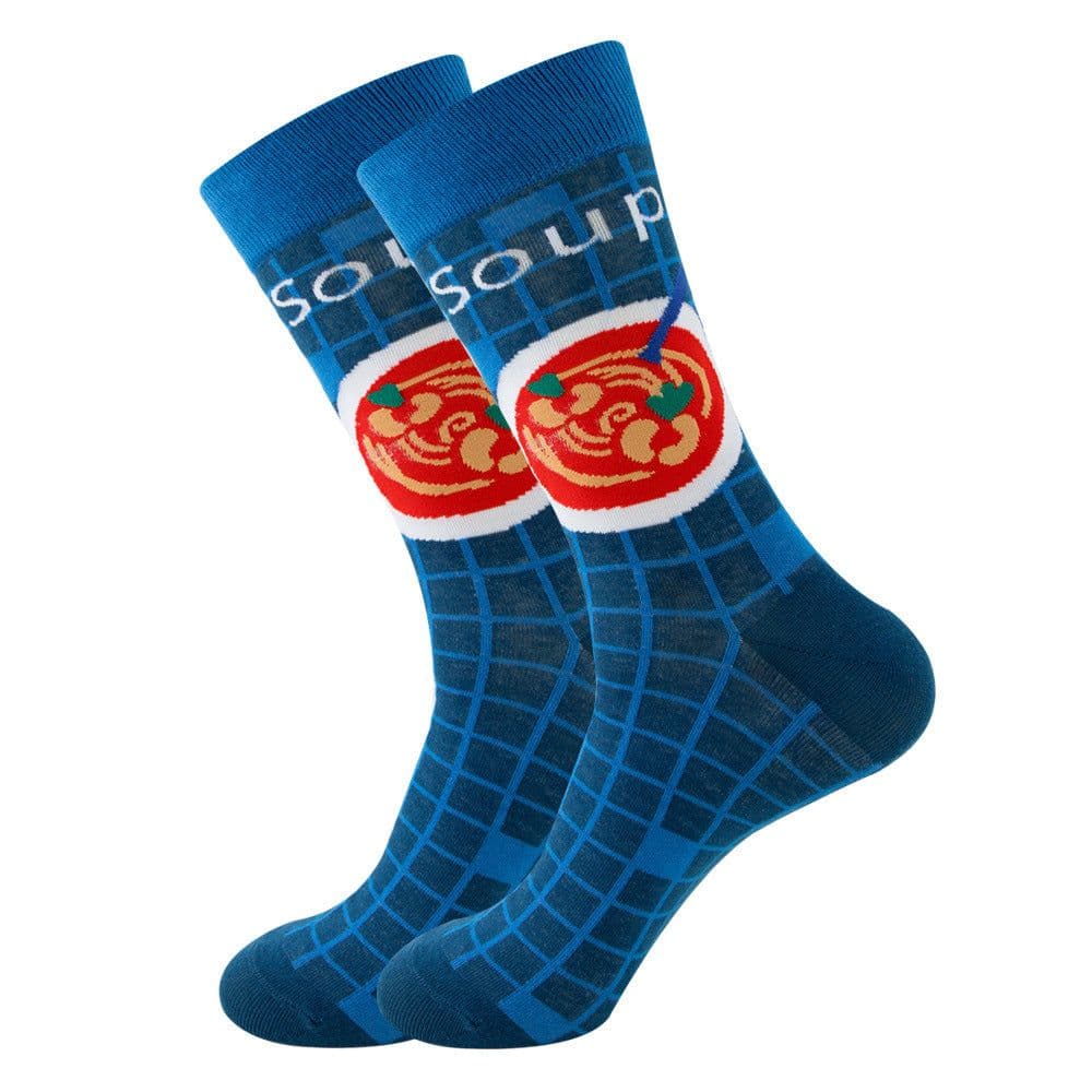 image-Men'S Socks, Fruits, Women'S Socks, Street Fashion Socks, Astronaut Socks