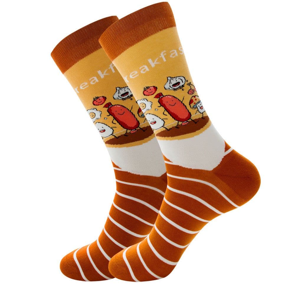 image-Men'S Socks, Fruits, Women'S Socks, Street Fashion Socks, Astronaut Socks