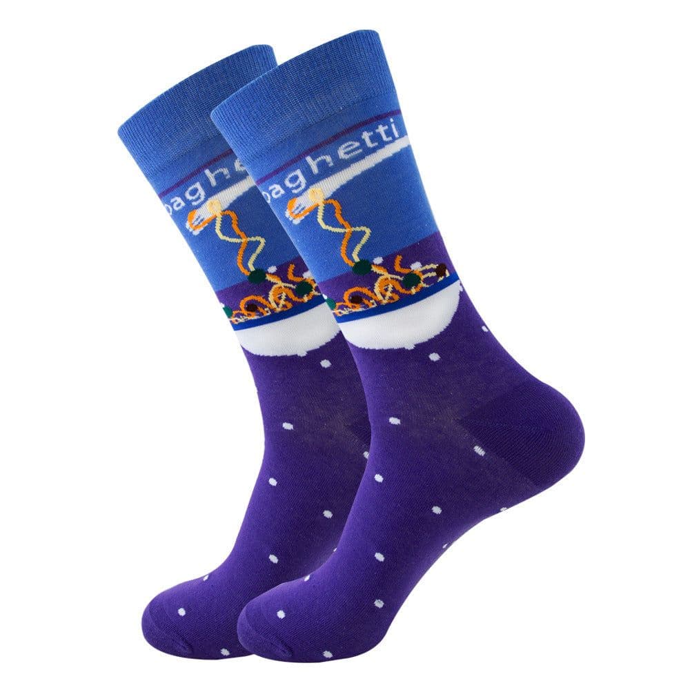image-Men'S Socks, Fruits, Women'S Socks, Street Fashion Socks, Astronaut Socks
