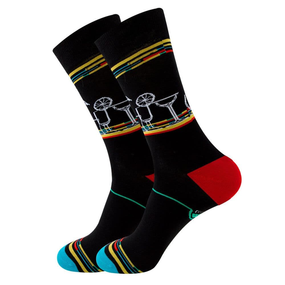 image-Men'S Socks, Fruits, Women'S Socks, Street Fashion Socks, Astronaut Socks
