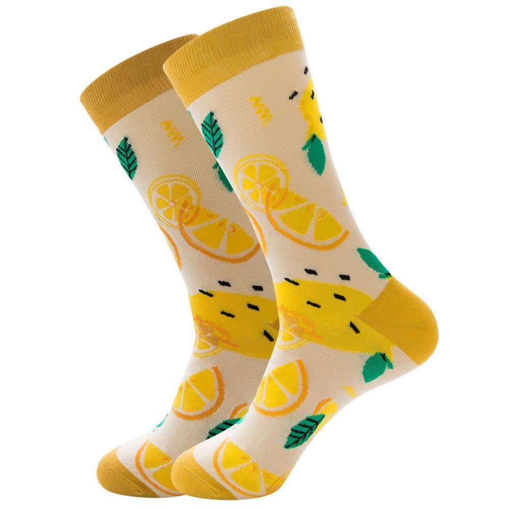 image-Men'S Socks, Fruits, Women'S Socks, Street Fashion Socks, Astronaut Socks