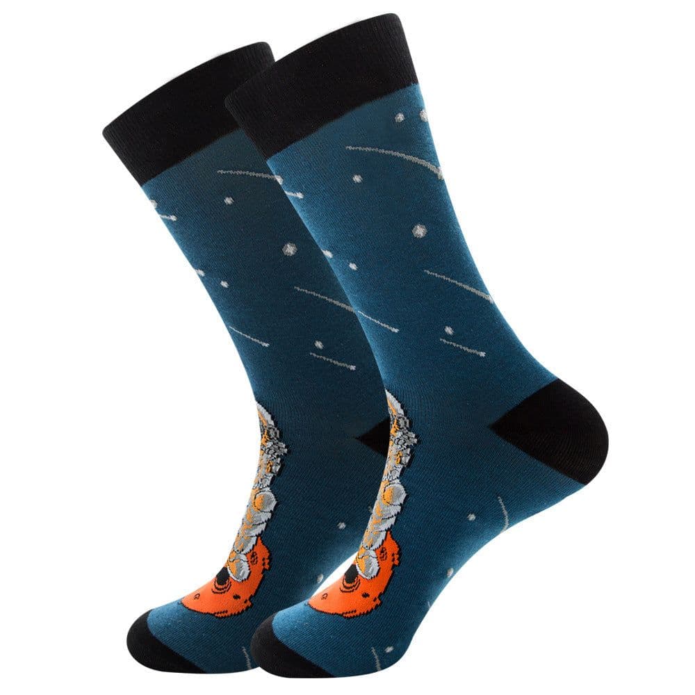 image-Men'S Socks, Fruits, Women'S Socks, Street Fashion Socks, Astronaut Socks