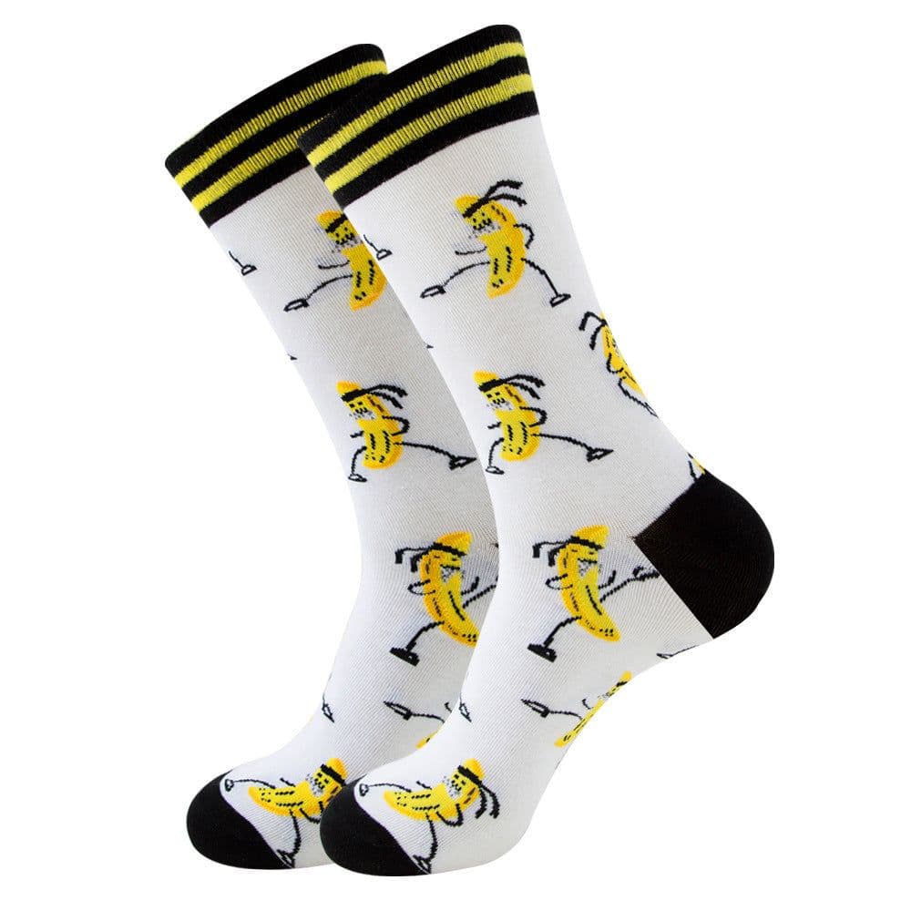 image-Men'S Socks, Fruits, Women'S Socks, Street Fashion Socks, Astronaut Socks
