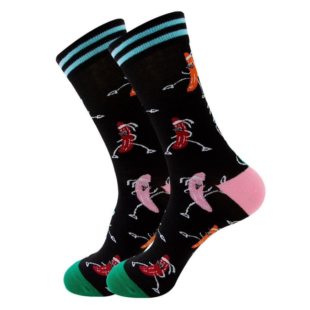 image-Men'S Socks, Fruits, Women'S Socks, Street Fashion Socks, Astronaut Socks