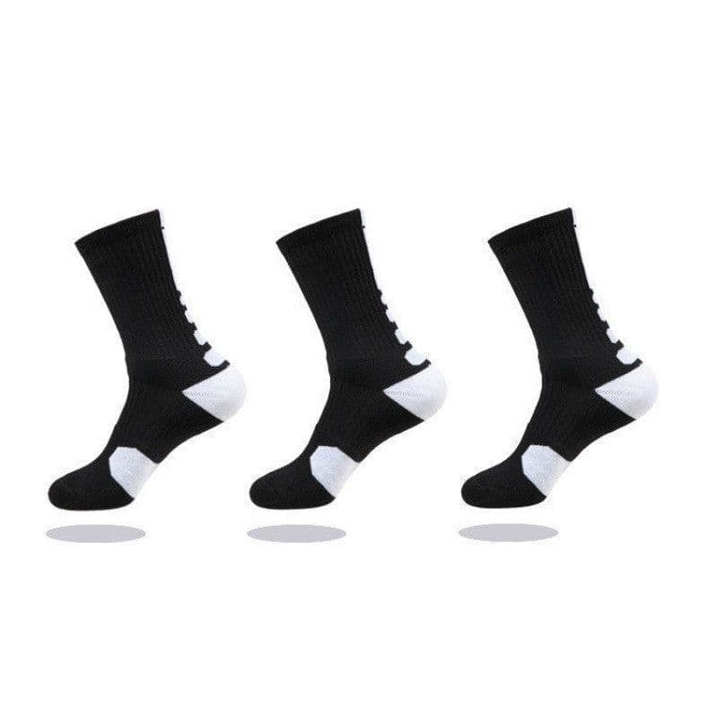 image-Men's Thick Towel Bottom Long Tube Running Socks Deodorant Quick-drying Outdoor Elite Socks