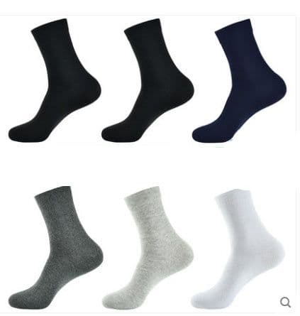 image-Socks Men'S Plus Size Cotton Deodorant Sweat-Absorbent Langsha Men'S Socks 45 Size Long Tube Summer Business Men'S Large Socks