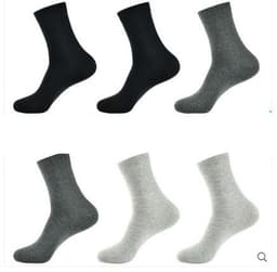 image-Socks Men'S Plus Size Cotton Deodorant Sweat-Absorbent Langsha Men'S Socks 45 Size Long Tube Summer Business Men'S Large Socks