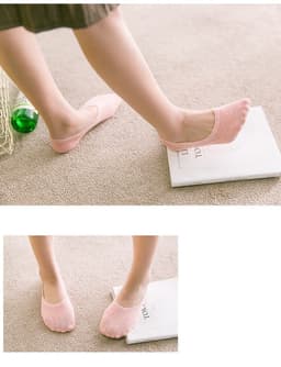 image-Women's Solid Color Socks Low Cut Shallow Mouth Leisure Boat Socks