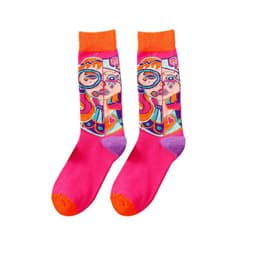 image-Tide Socks Creative Tube Socks Comic Cartoon Bright Color Couple Socks