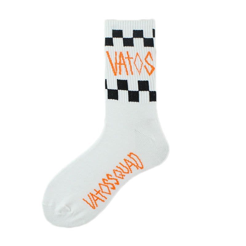 image-Socks Men's Tube Socks Ladies Striped Socks Sweat Absorbent Deodorant Socks Cactus Flame Banana