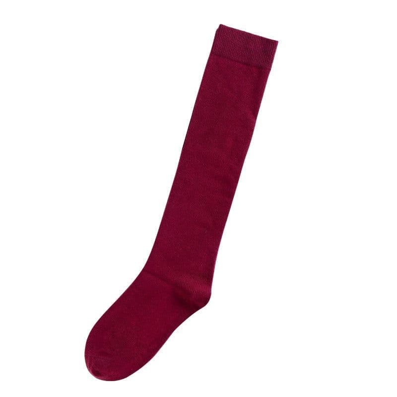 image-Ladies mid-tube calf piles of pure cotton