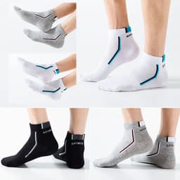 image-Mesh Boat Socks Plus Size Men'S Socks