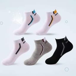 image-Mesh Boat Socks Plus Size Men'S Socks