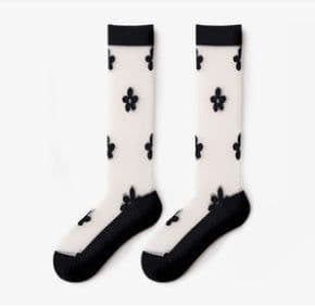 image-Japanese All-Match Lolita Socks Calf Socks
