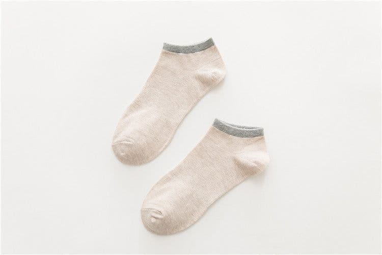 image-Adult Sports Socks, Men'S Boat Socks, Cotton Socks, Waist Socks