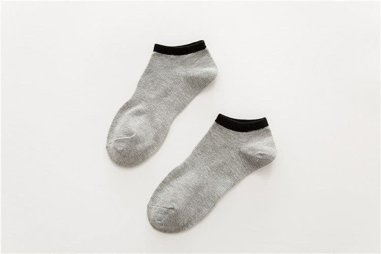 image-Adult Sports Socks, Men'S Boat Socks, Cotton Socks, Waist Socks