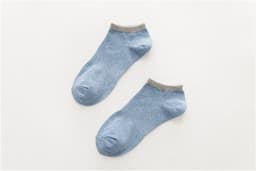 image-Adult Sports Socks, Men'S Boat Socks, Cotton Socks, Waist Socks