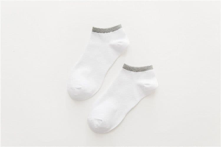 image-Adult Sports Socks, Men'S Boat Socks, Cotton Socks, Waist Socks