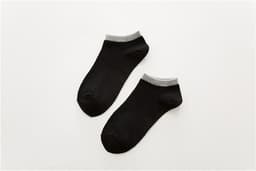 image-Adult Sports Socks, Men'S Boat Socks, Cotton Socks, Waist Socks