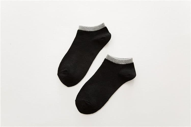 image-Adult Sports Socks, Men'S Boat Socks, Cotton Socks, Waist Socks