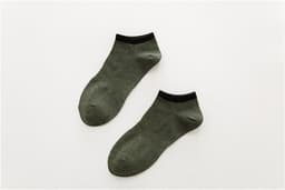 image-Adult Sports Socks, Men'S Boat Socks, Cotton Socks, Waist Socks