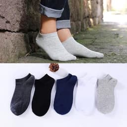 image-Men'S Boat Socks Short Tube Summer Thin Low-Cut Shallow Mouth Invisible Socks