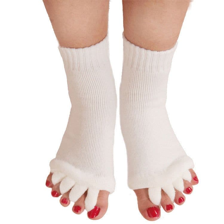 image-Massage Five-Toed Socks For Men And Women Five-Toed Open-Toe Yoga Socks
