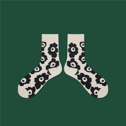 image-Pilling Socks Japanese Retro Plain Socks