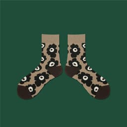 image-Pilling Socks Japanese Retro Plain Socks