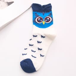 image-New Style Owl Socks Three-Dimensional Cartoon Socks Cotton Mid-Tube Women Socks